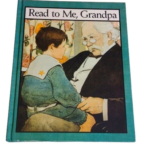 Vintage Hardcover Illustrated Kids Book Let's Read Together: Read to Me, Grandpa - Picture 1 of 6